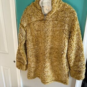 Fantastic Fawn Plush Teddy Jacket - Tan